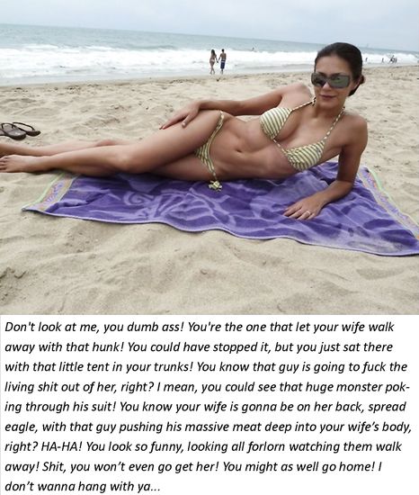 Captioned images exploring the cuckold lifestyle