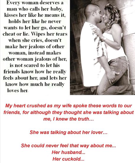 Captioned images exploring the cuckold lifestyle