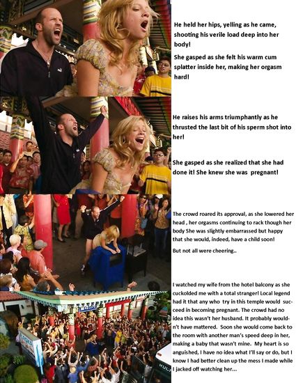Captioned images exploring the cuckold lifestyle