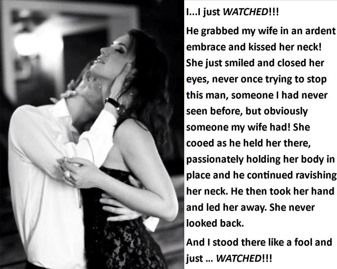 Captioned images exploring the cuckold lifestyle