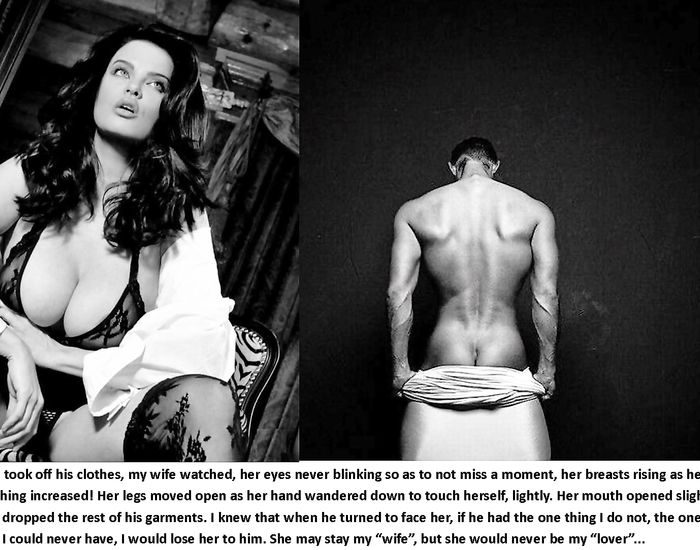 Captioned images exploring the cuckold lifestyle