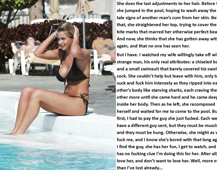 Captioned images exploring the cuckold lifestyle