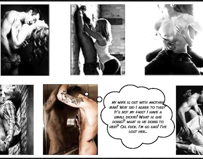 Captioned images exploring the cuckold lifestyle