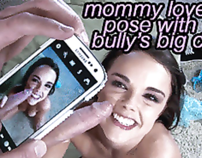 Captioned images with hot moms that love fucking bullies