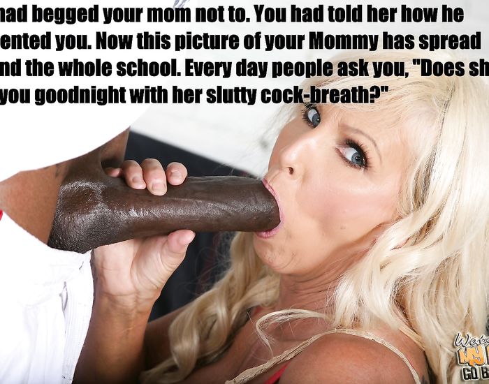 Mommy doesn't mind fucking her son's black bully