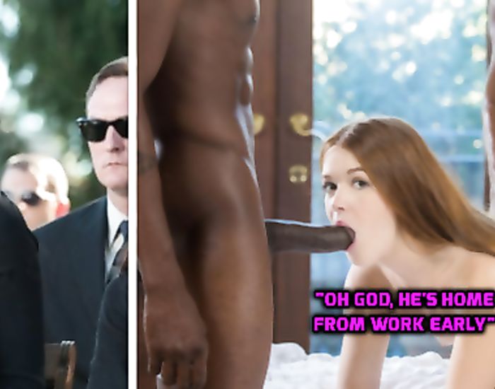 Captioned stories featuring hot widows that breed black