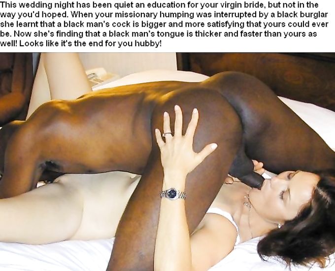 White women fucked in captioned BBC IR porn