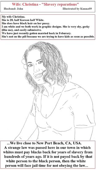 Drawn interracial cuckolding porn with hot women