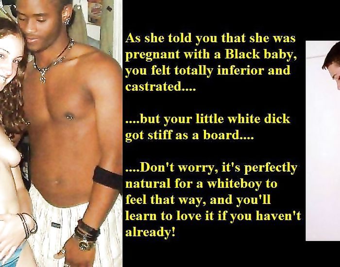 Informative captions regarding black on white breeding