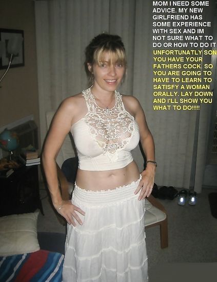 Collection of captioned images with cuckolding moms